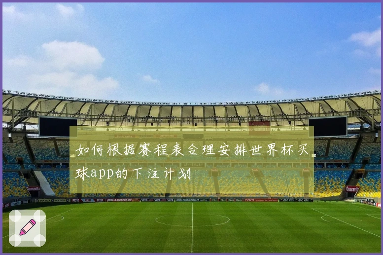 如何根据赛程表合理安排世界杯买球app的下注计划